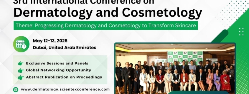 3rd International Conference on Dermatology and Cosmetology